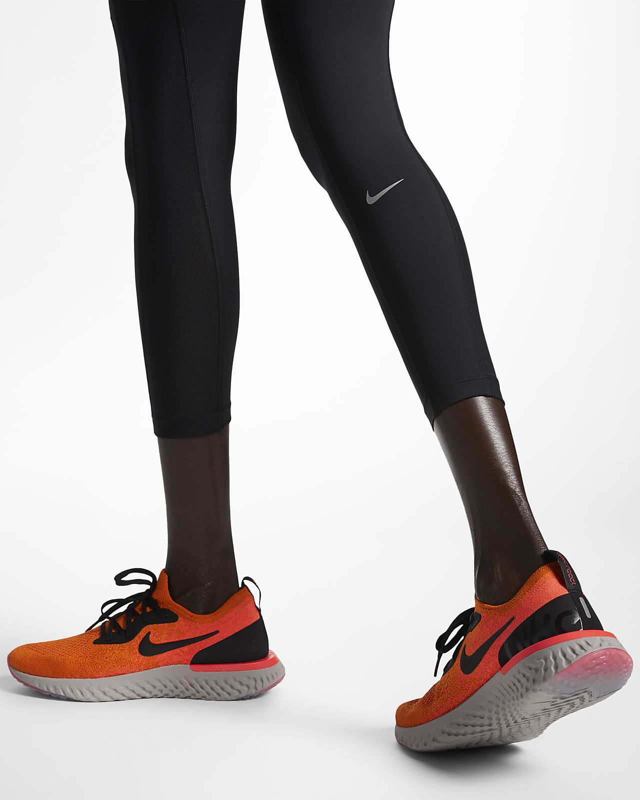 nike black running leggings womens