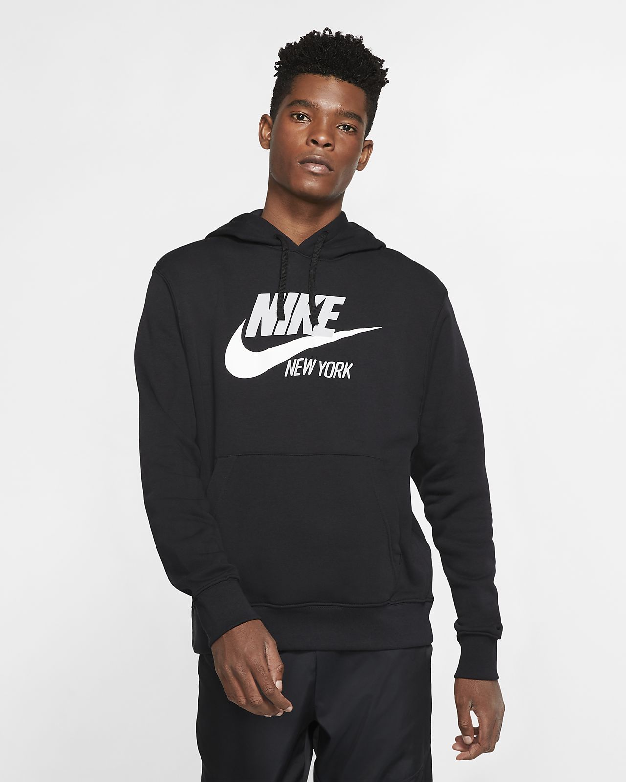 black nike sweatshirt mens