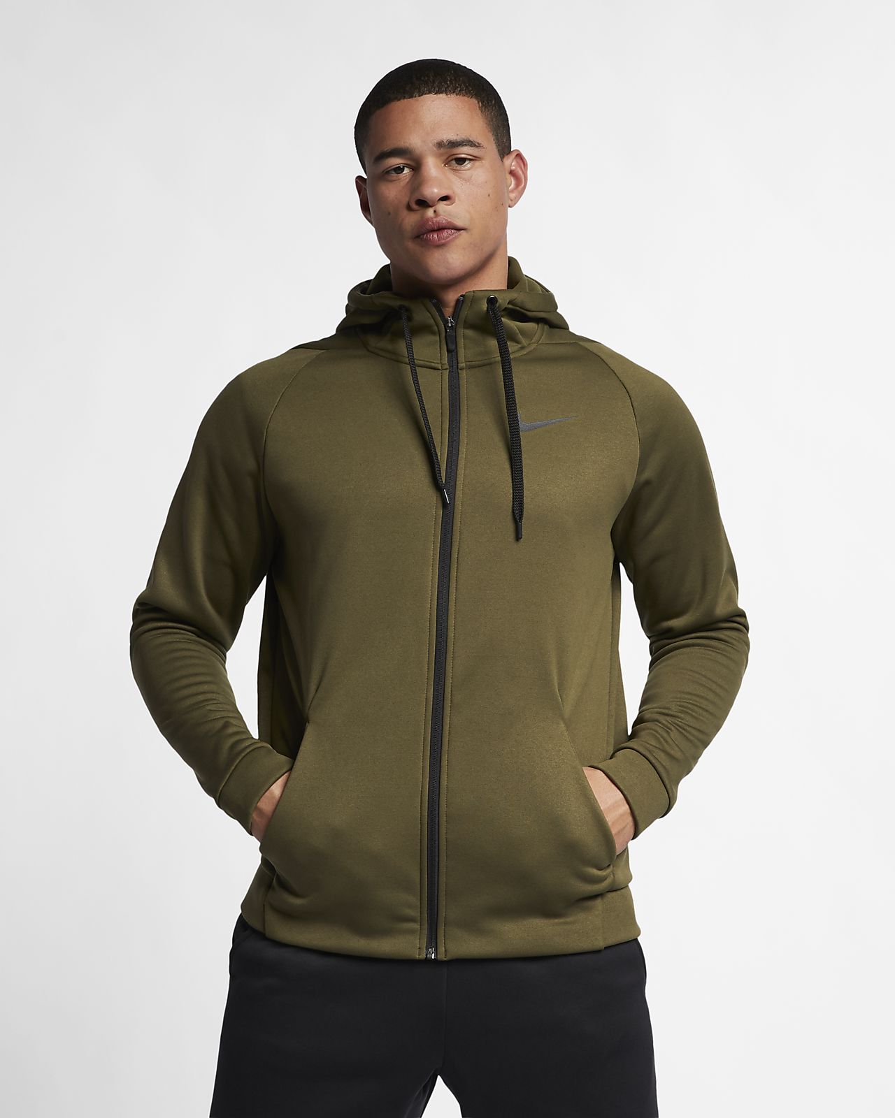 nike dri fit therma hoodie