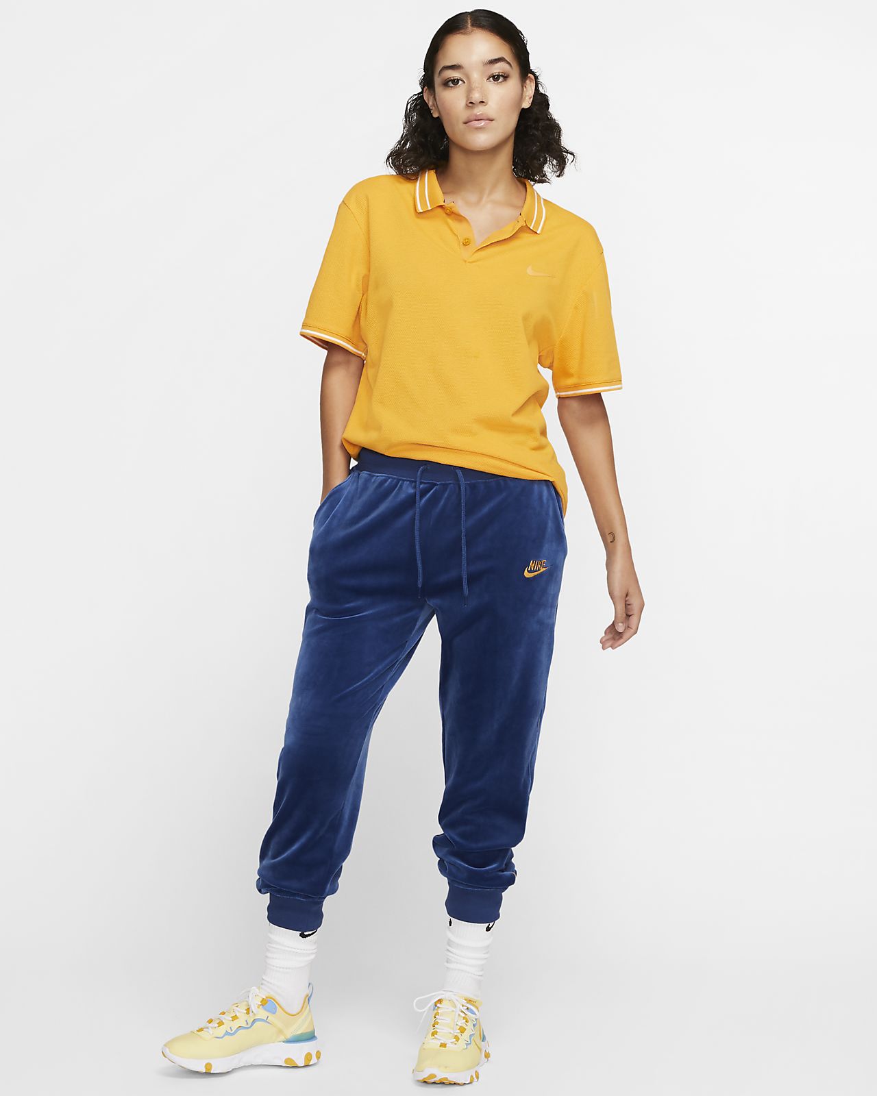 nike women's velour pants