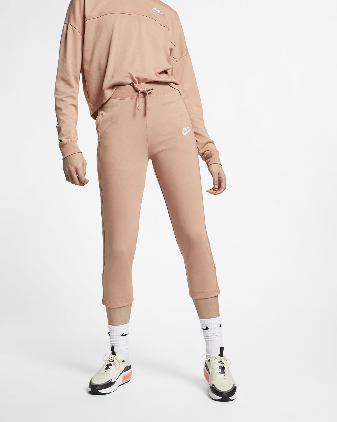 women's nike sportswear vintage midrise capris