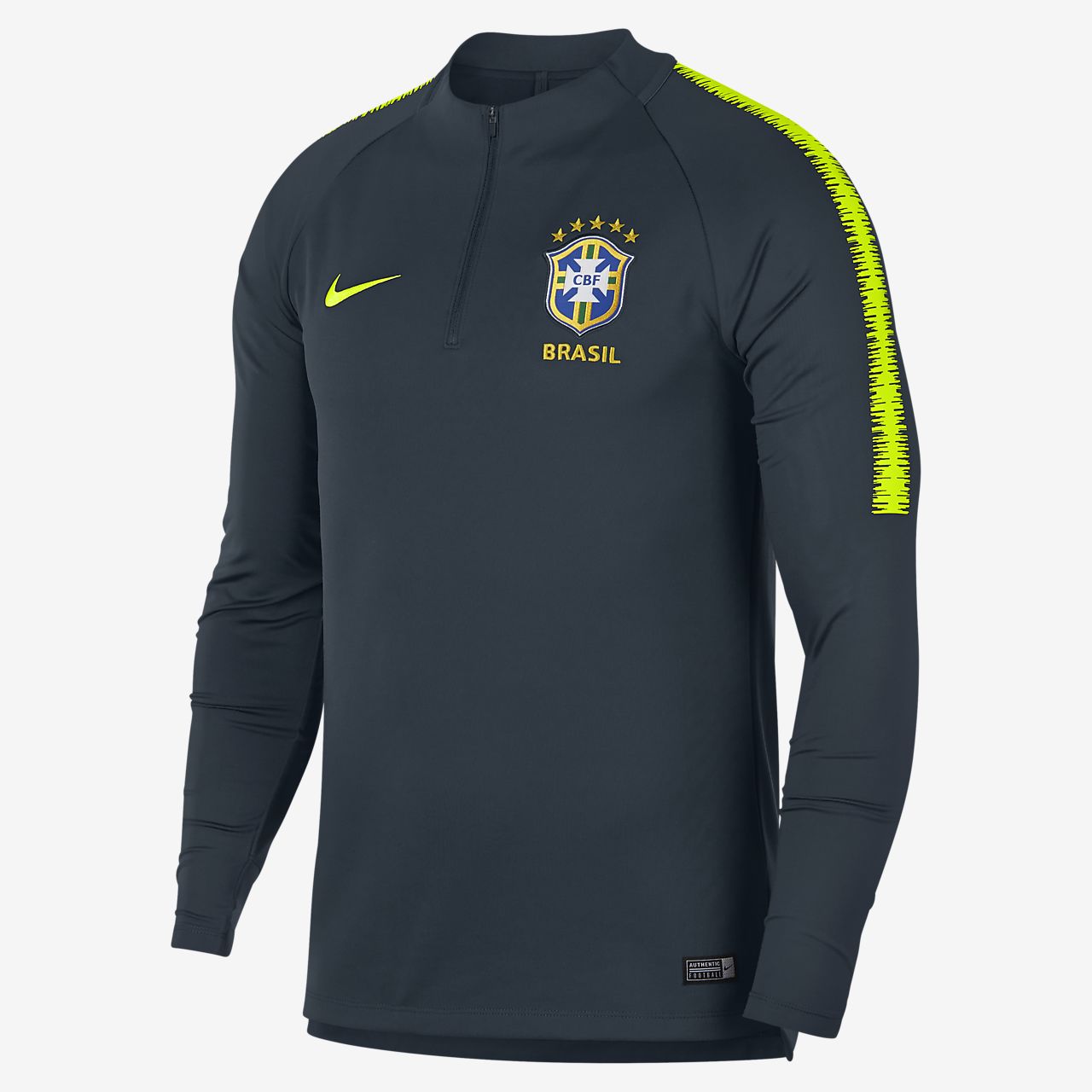 Download Brazil CBF Dri-FIT Squad Drill Men's Long-Sleeve Football ...