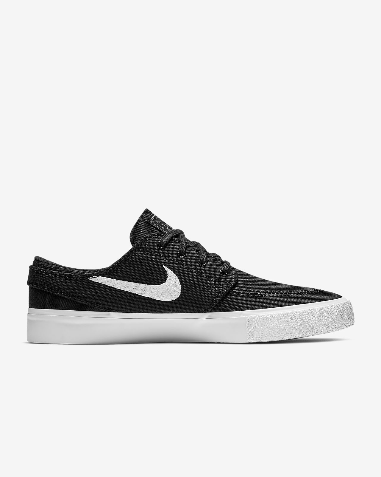 nike sb janoski rm black & white suede skate shoes