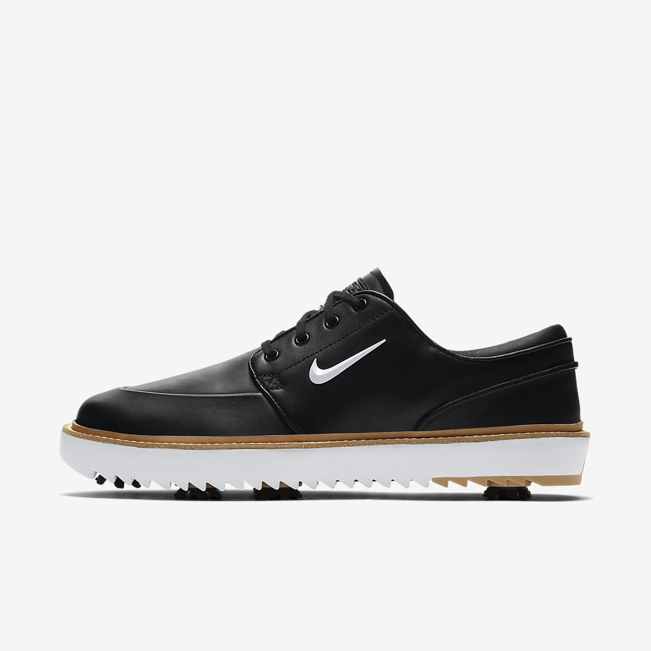 nike brown leather golf shoes