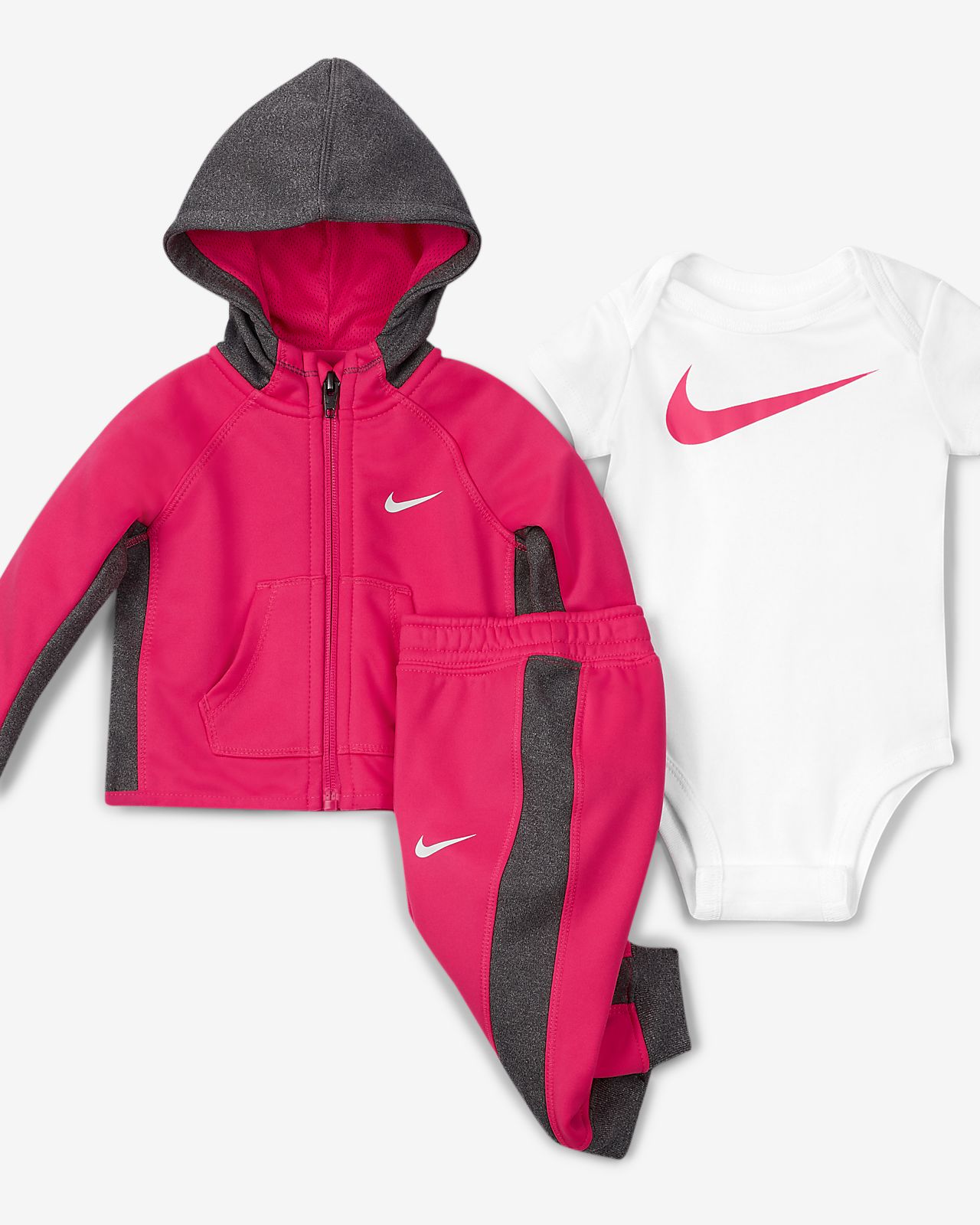 Nike Therma-Fit Hoodie /& Jogging Pants Set Baby Boys
