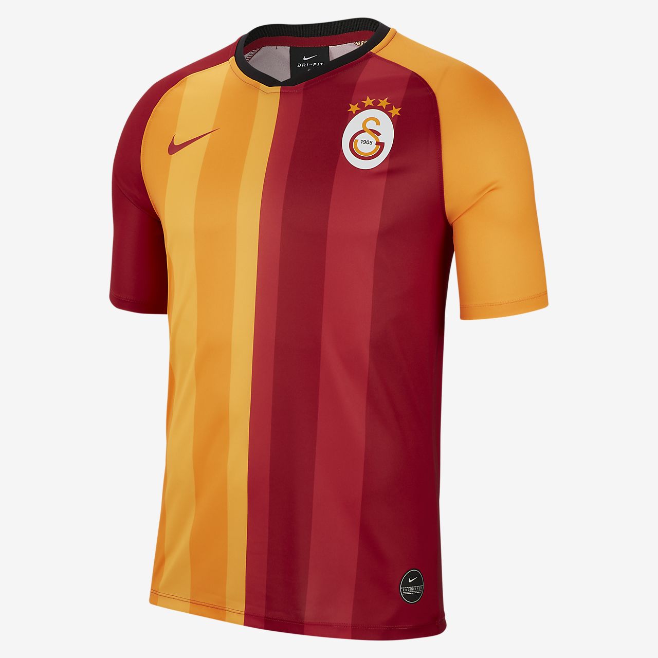 Galatasaray 2019/20 Home Men's Short-Sleeve Football Top. Nike PT