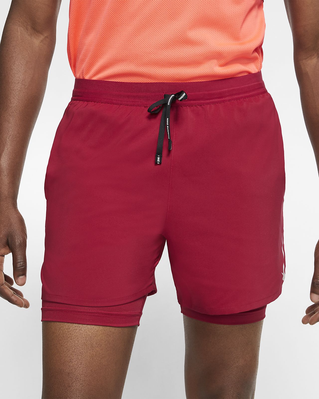 nike flex shorts red