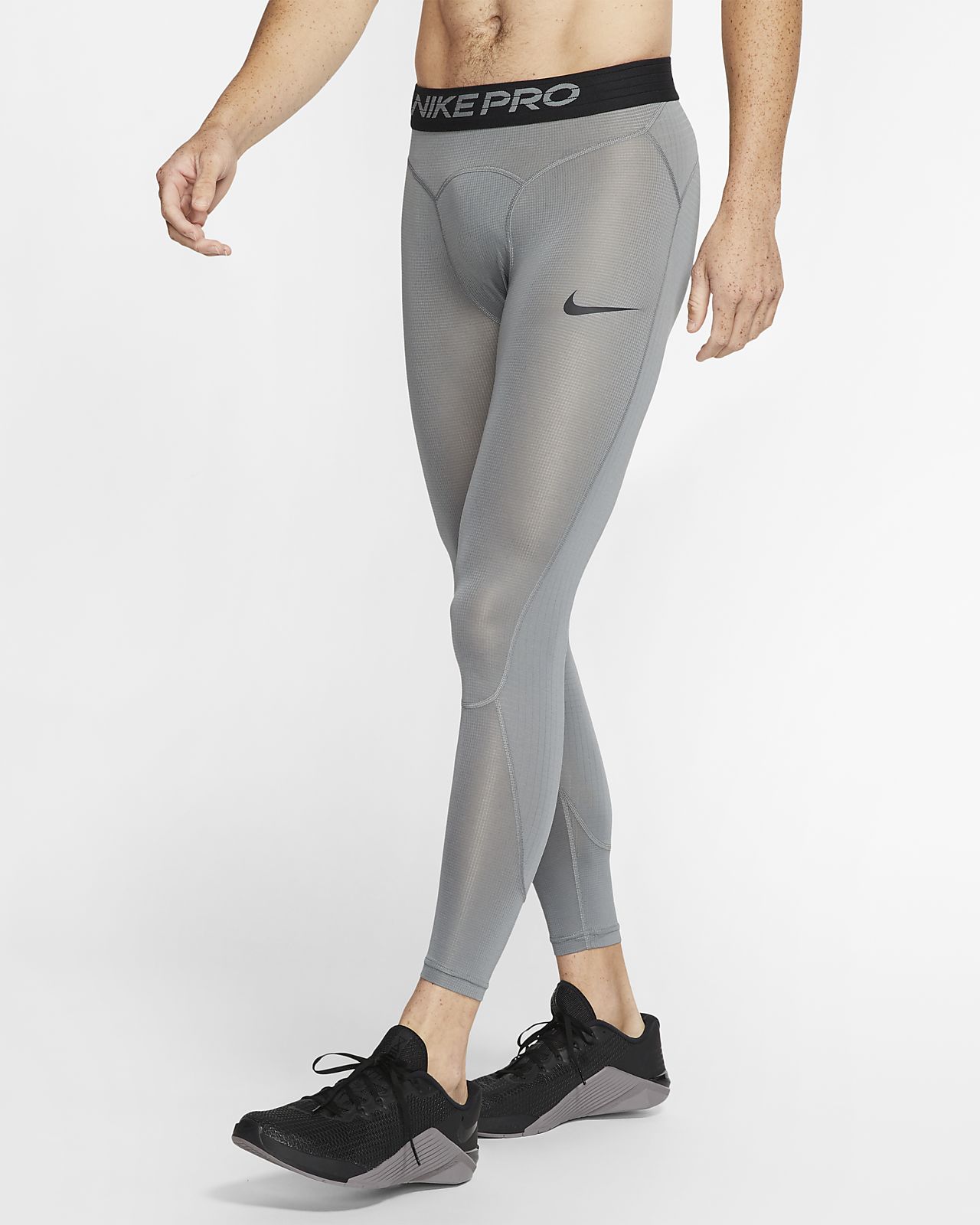 nike pro khaki leggings