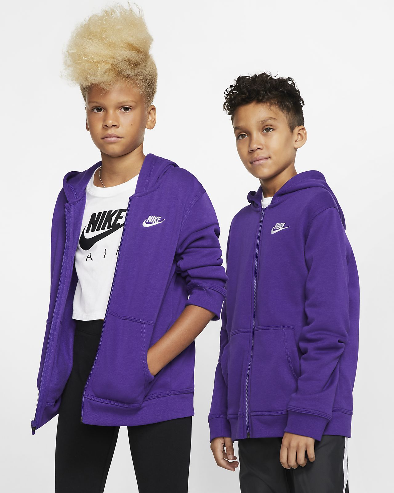 kids purple hoodie