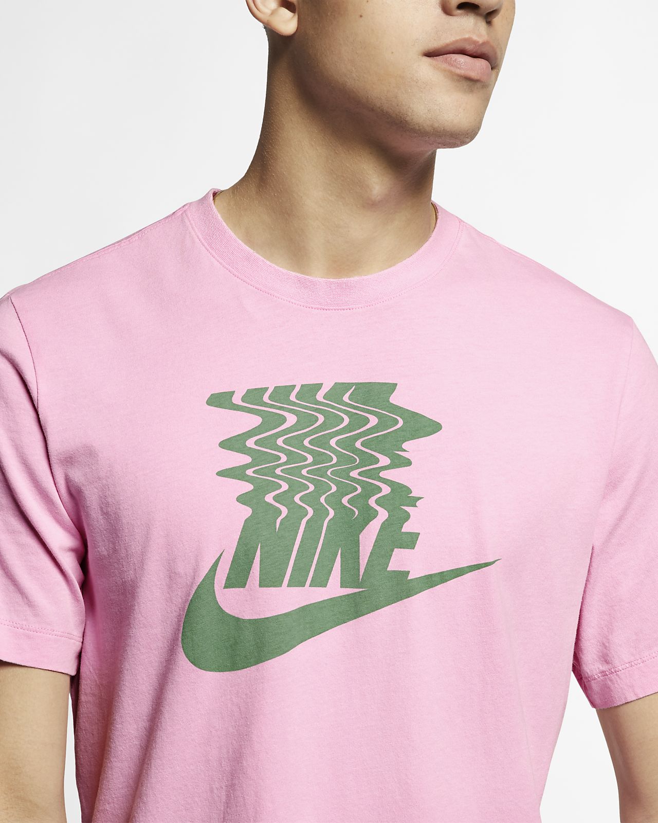 nike pink t shirt mens