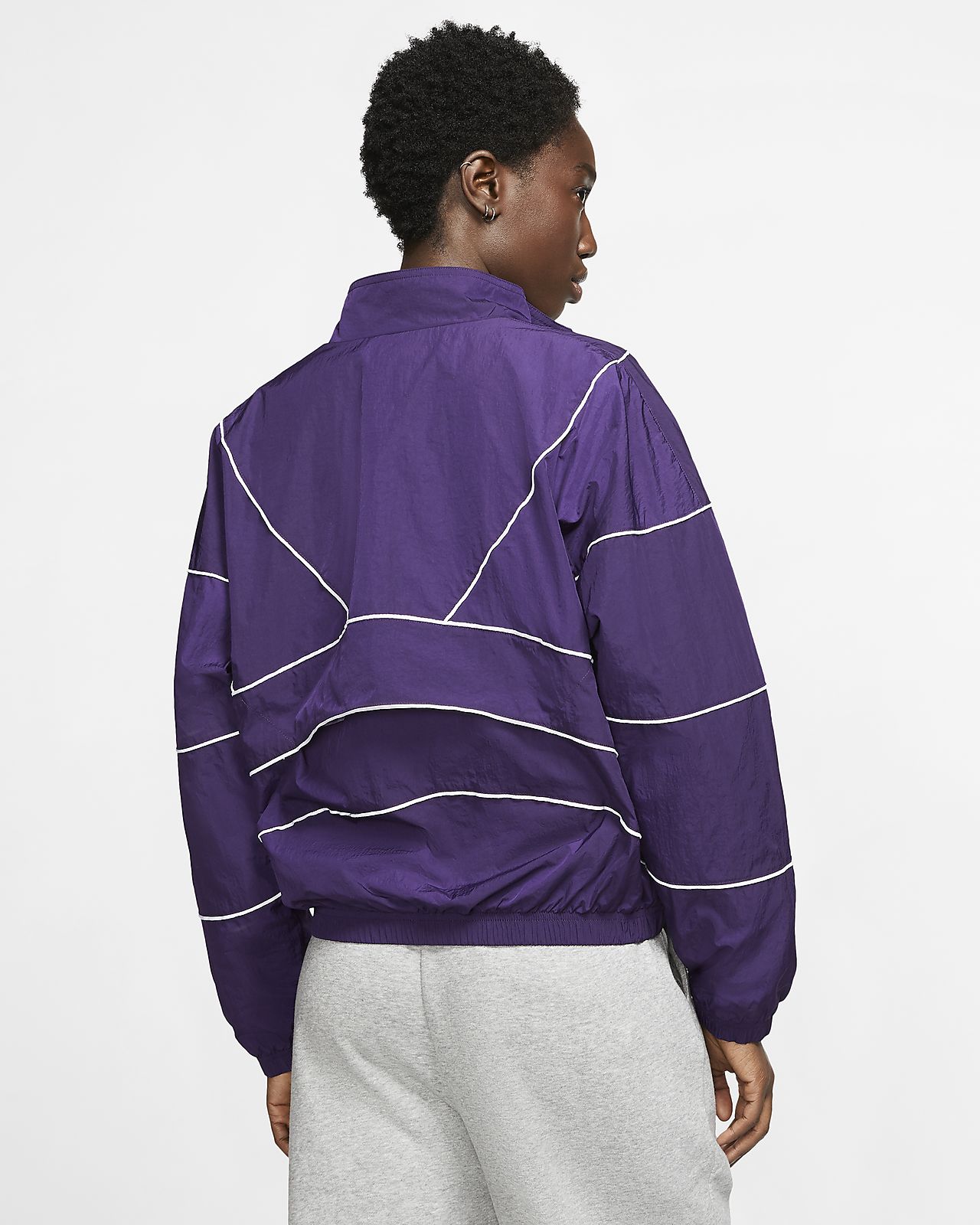 purple jacket nike