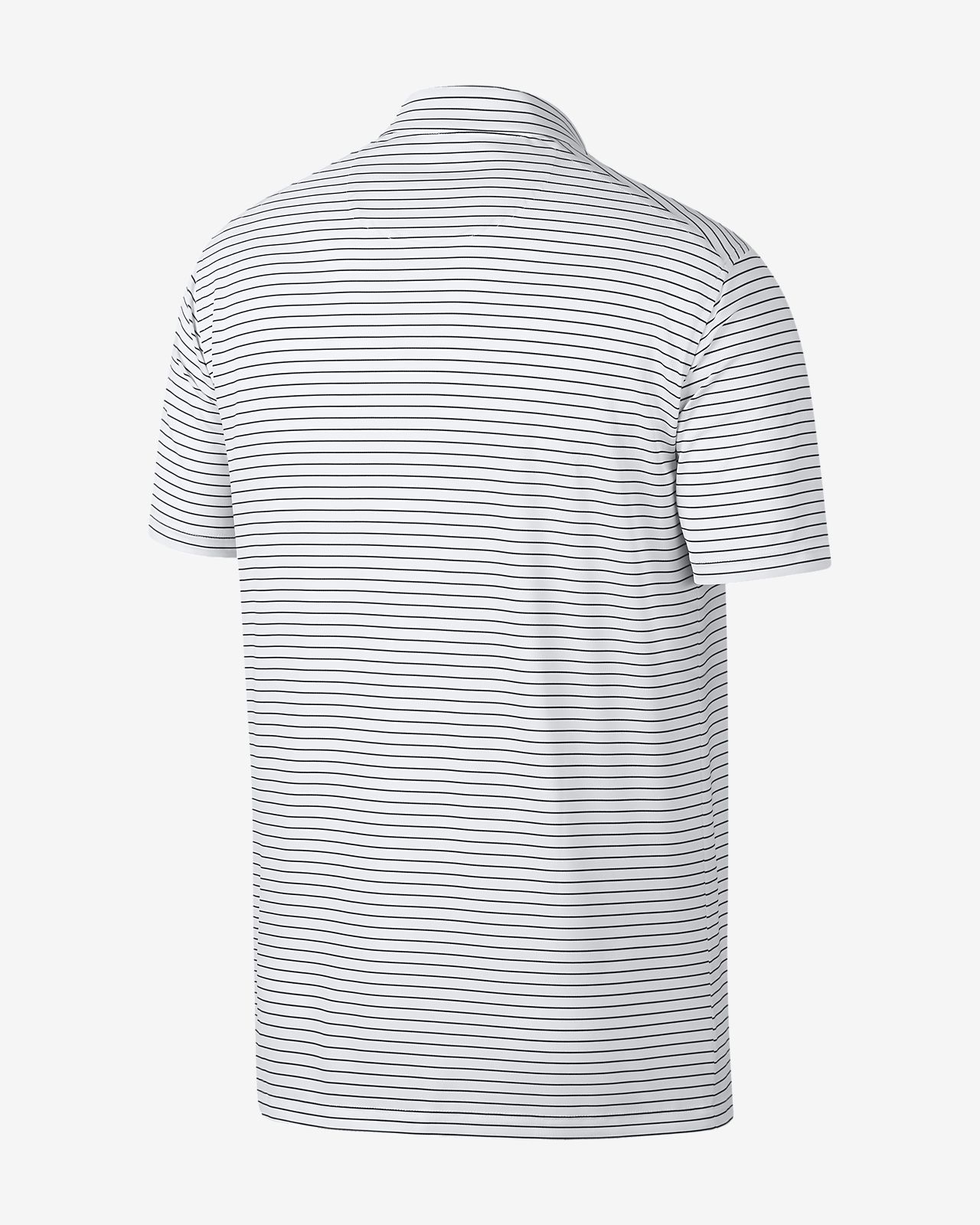 striped golf shirt