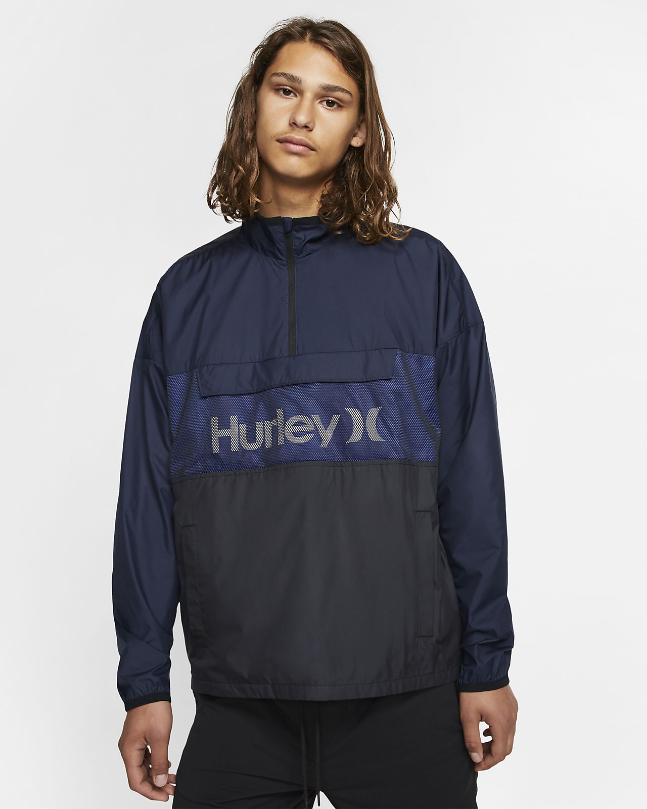 Hurley Mens Siege Windbreaker Jacket