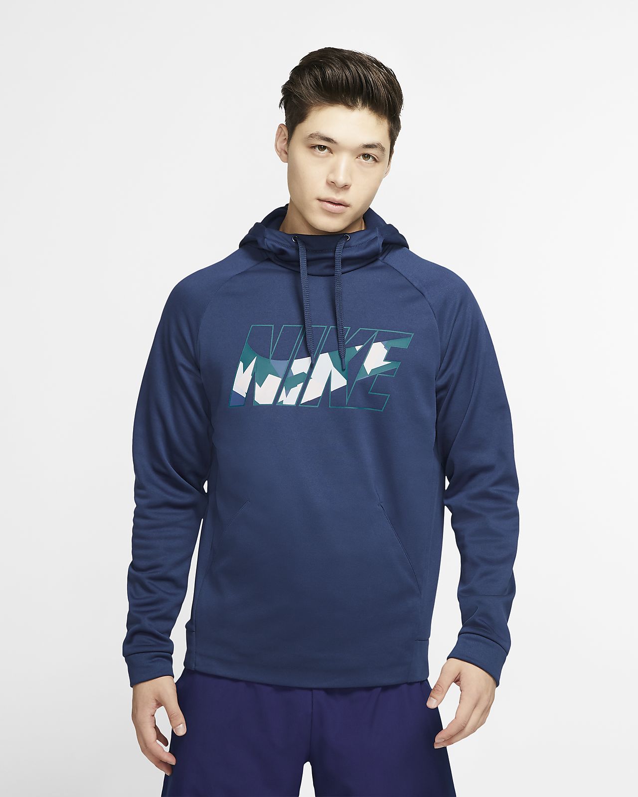 nike men's therma training hoodie