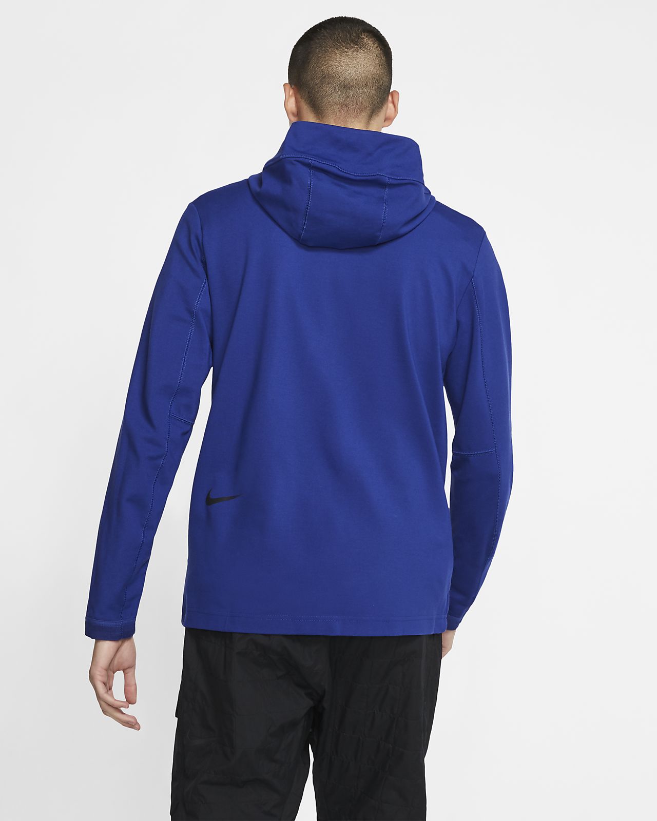 nike blue and black hoodie