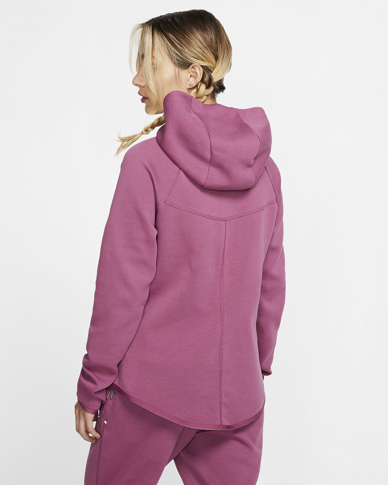 Huvtröja Nike Sportswear Windrunner Tech Fleece med hellång dragkedja för kvinnor Huvtröja Nike Sportswear Windrunner Tech Fleece med hellång dragkedja för kvinnor