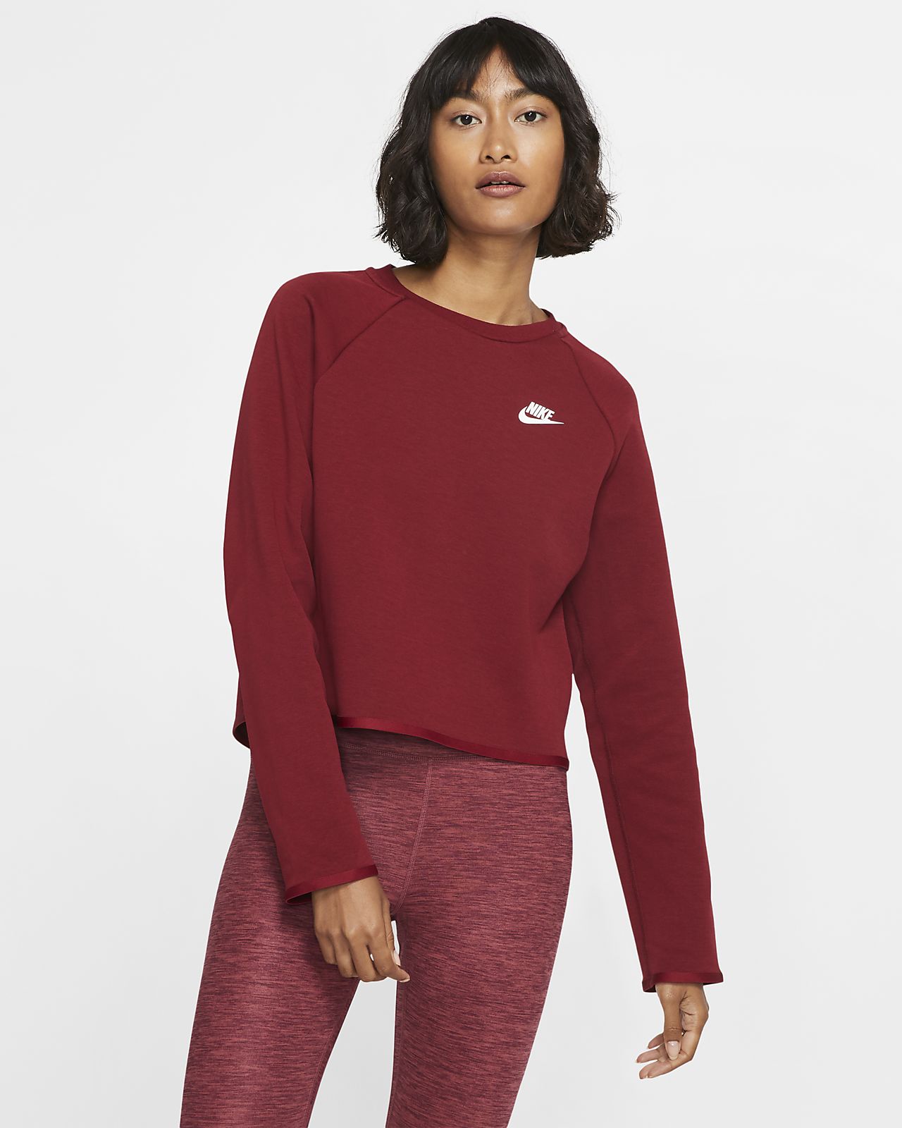 nike sportswear tech fleece women's crew