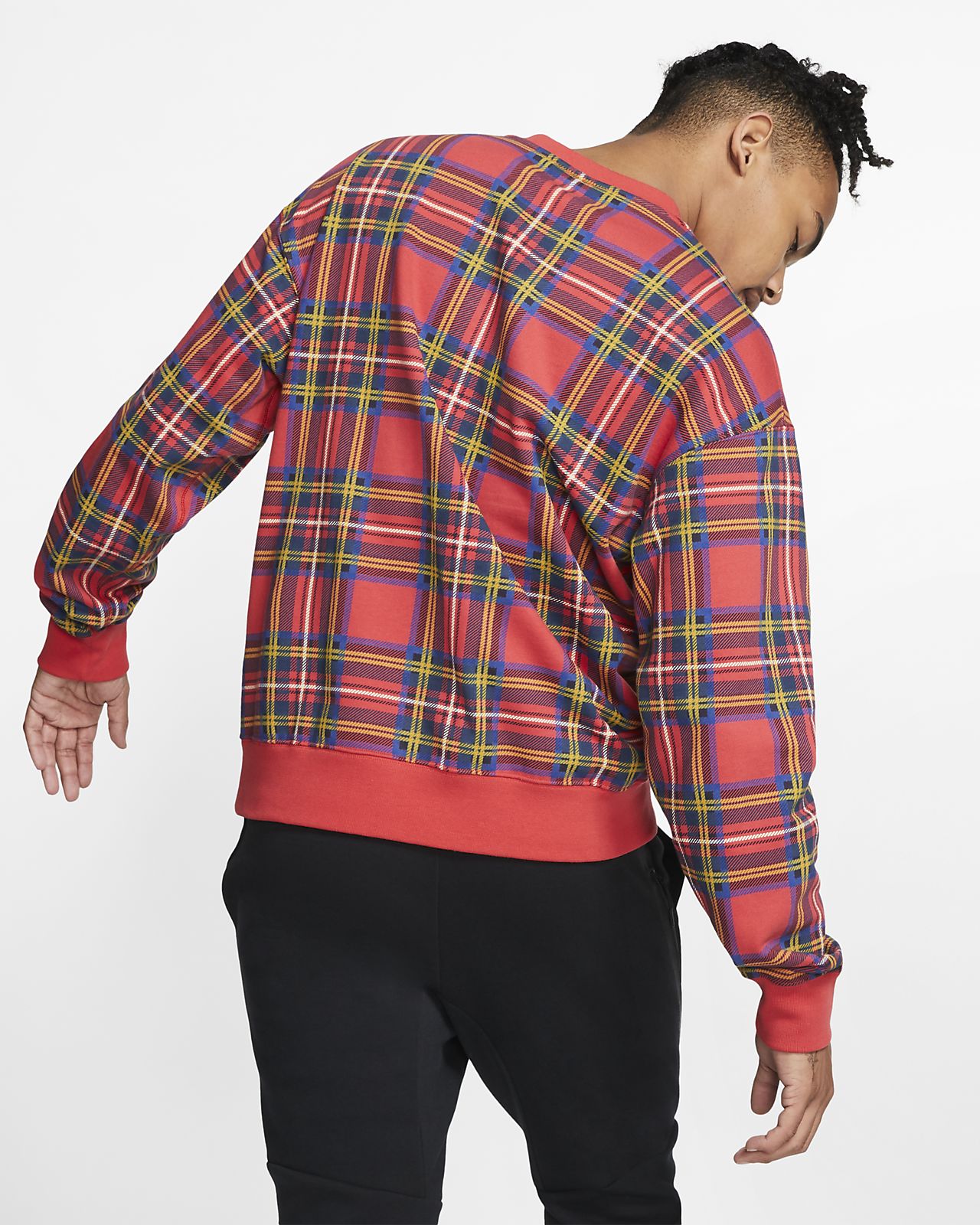 plaid nike shirt