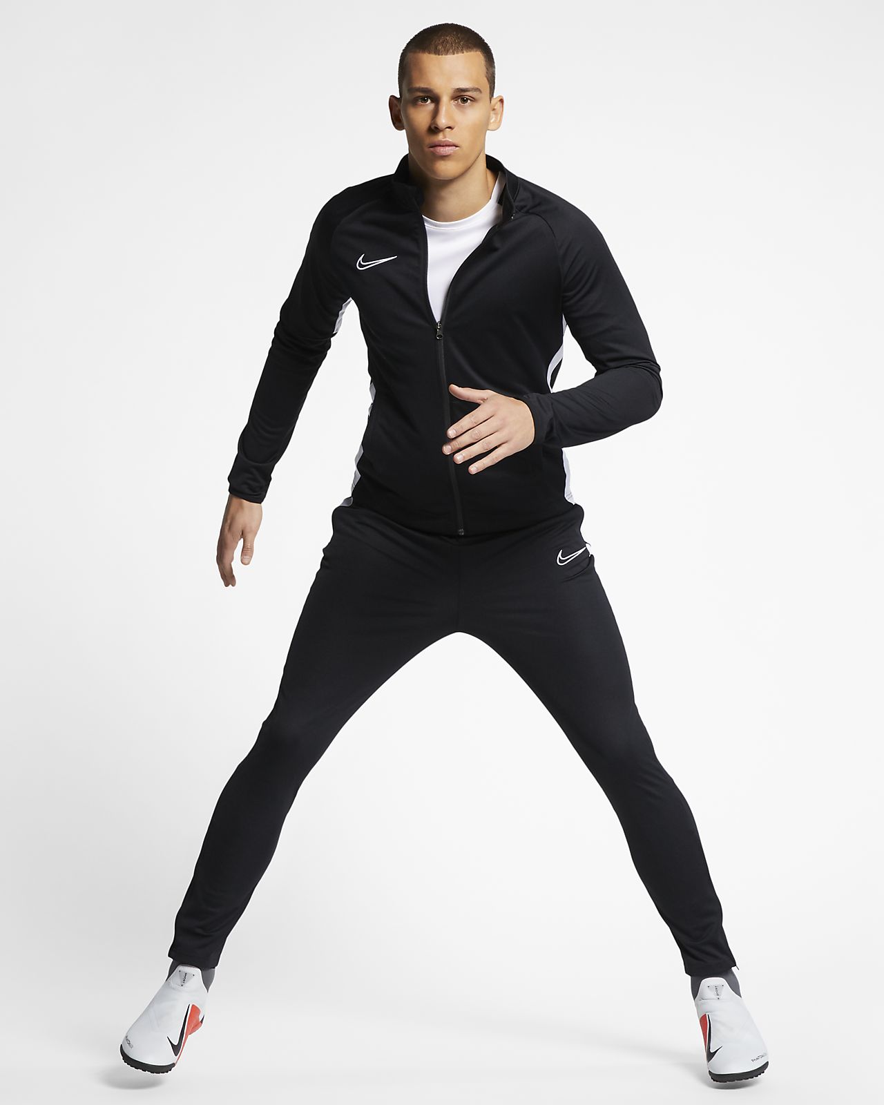 nike academy tracksuit navy