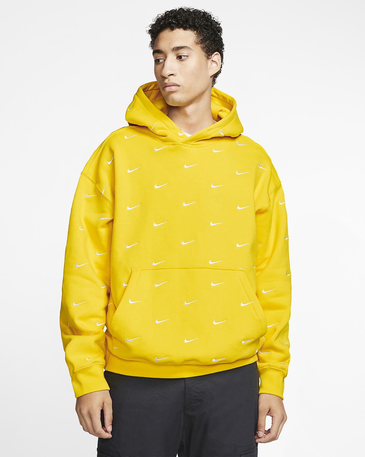 yellow nike sweater