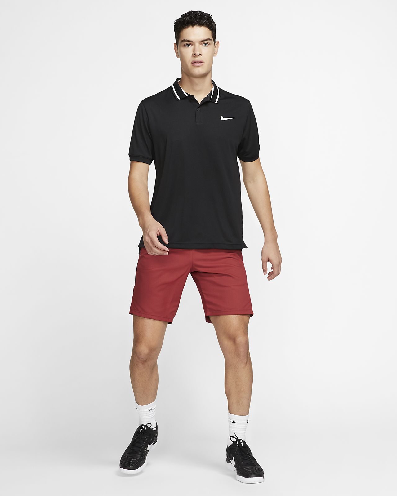 nike dri fit tennis polo