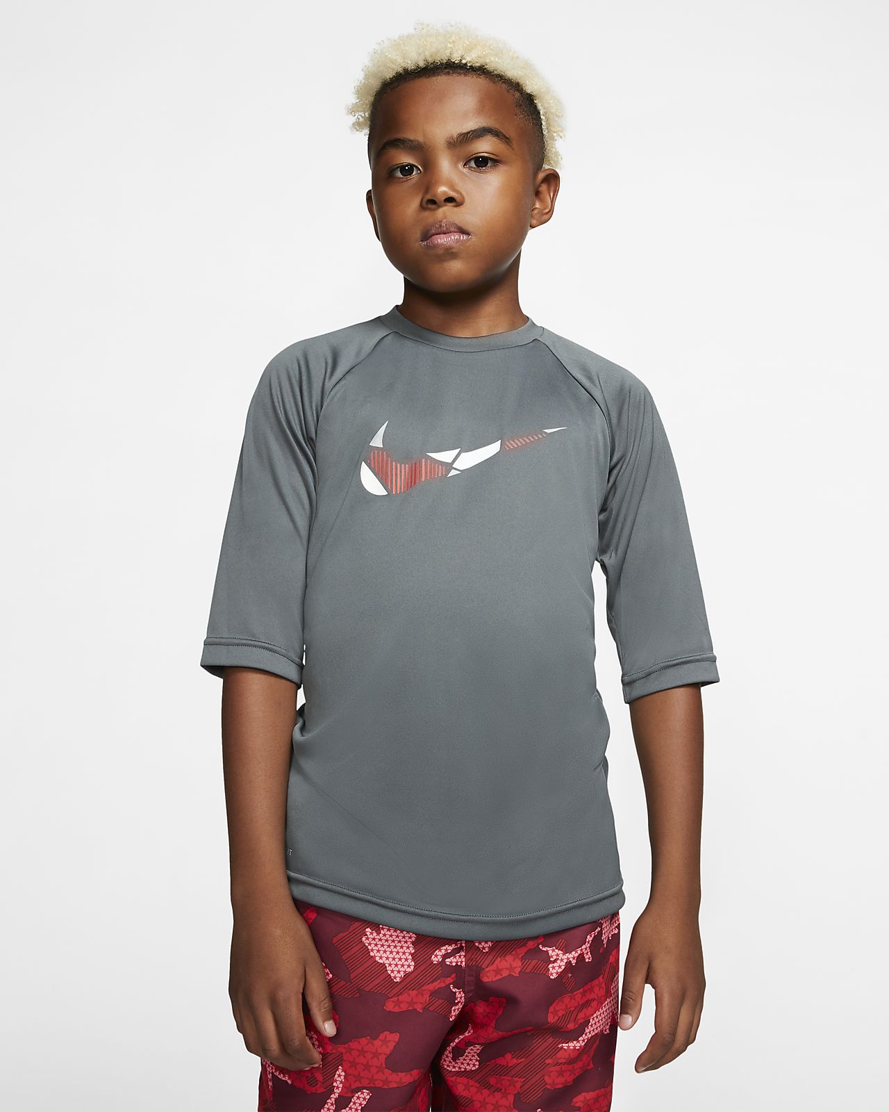 nike boys swim shirt