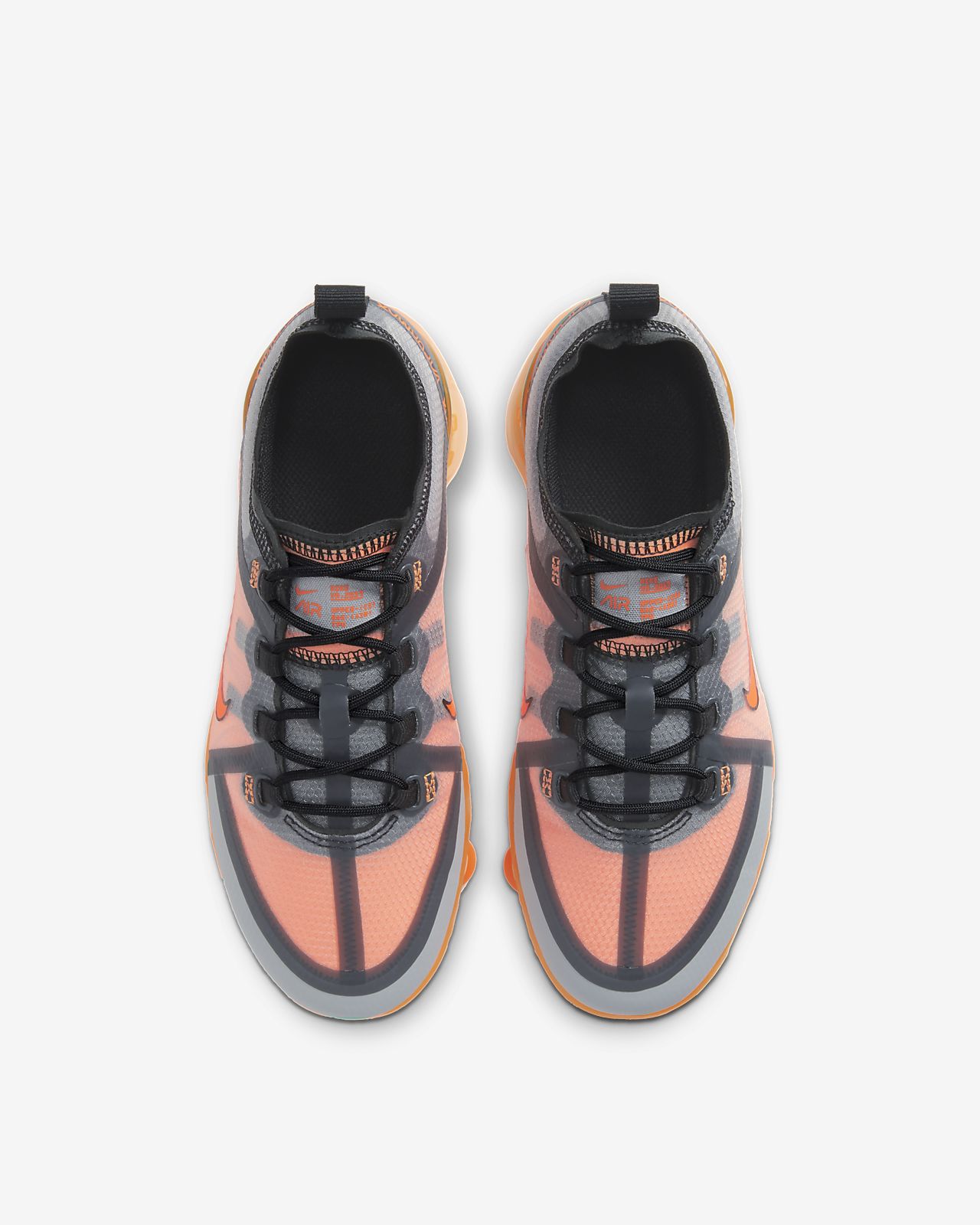 Clearance Cheap Nike Air VaporMax 2019 Orange Blue Black