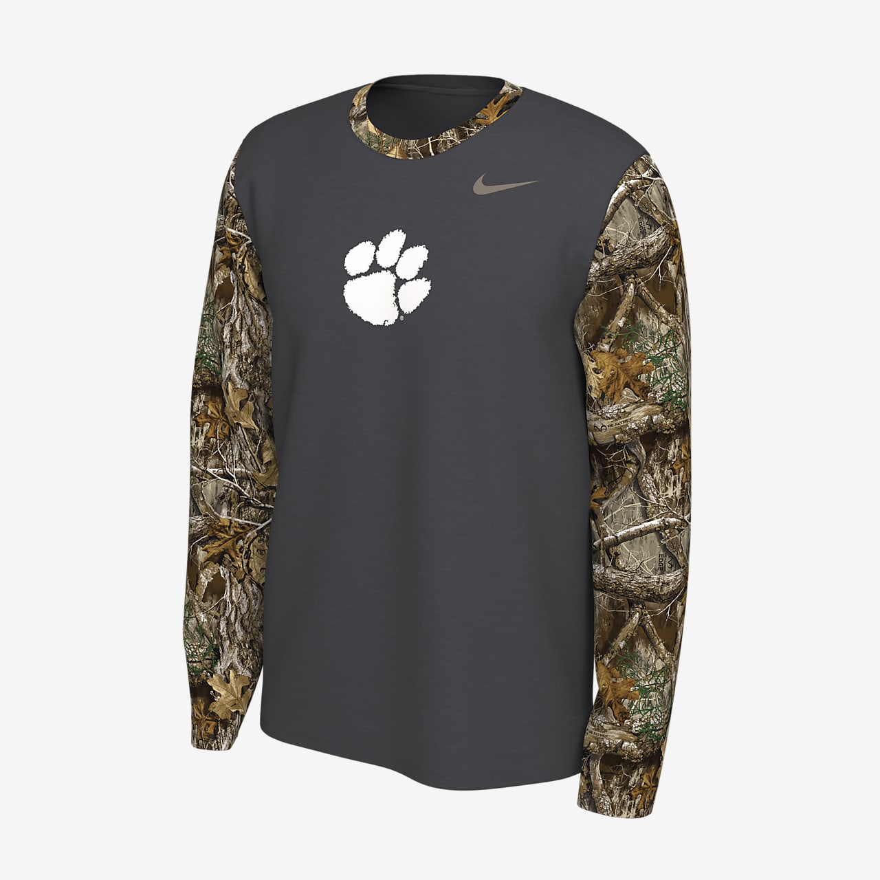 Nike College (Clemson) Realtree® Men's Long-Sleeve T-Shirt