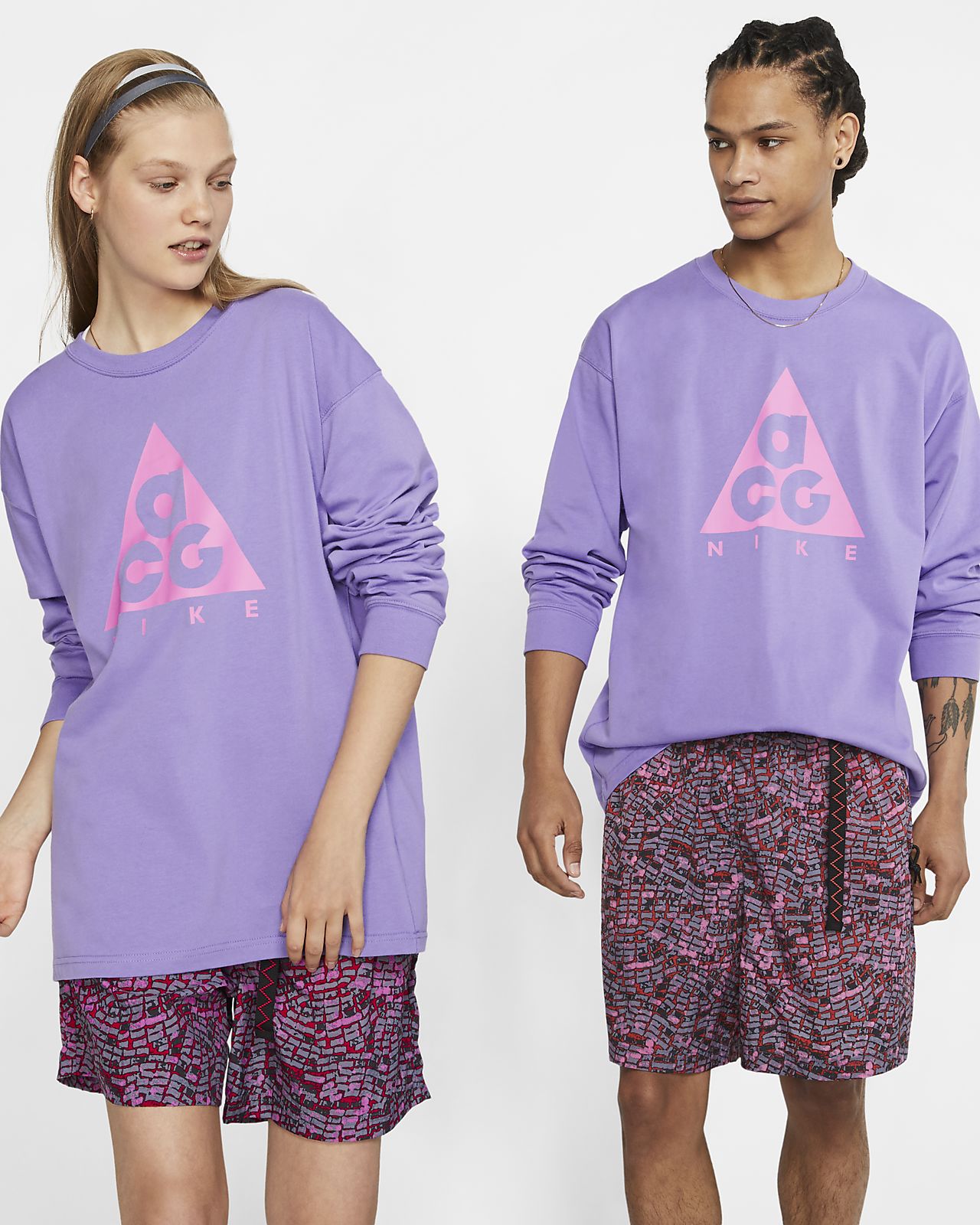 nike acg purple shirt