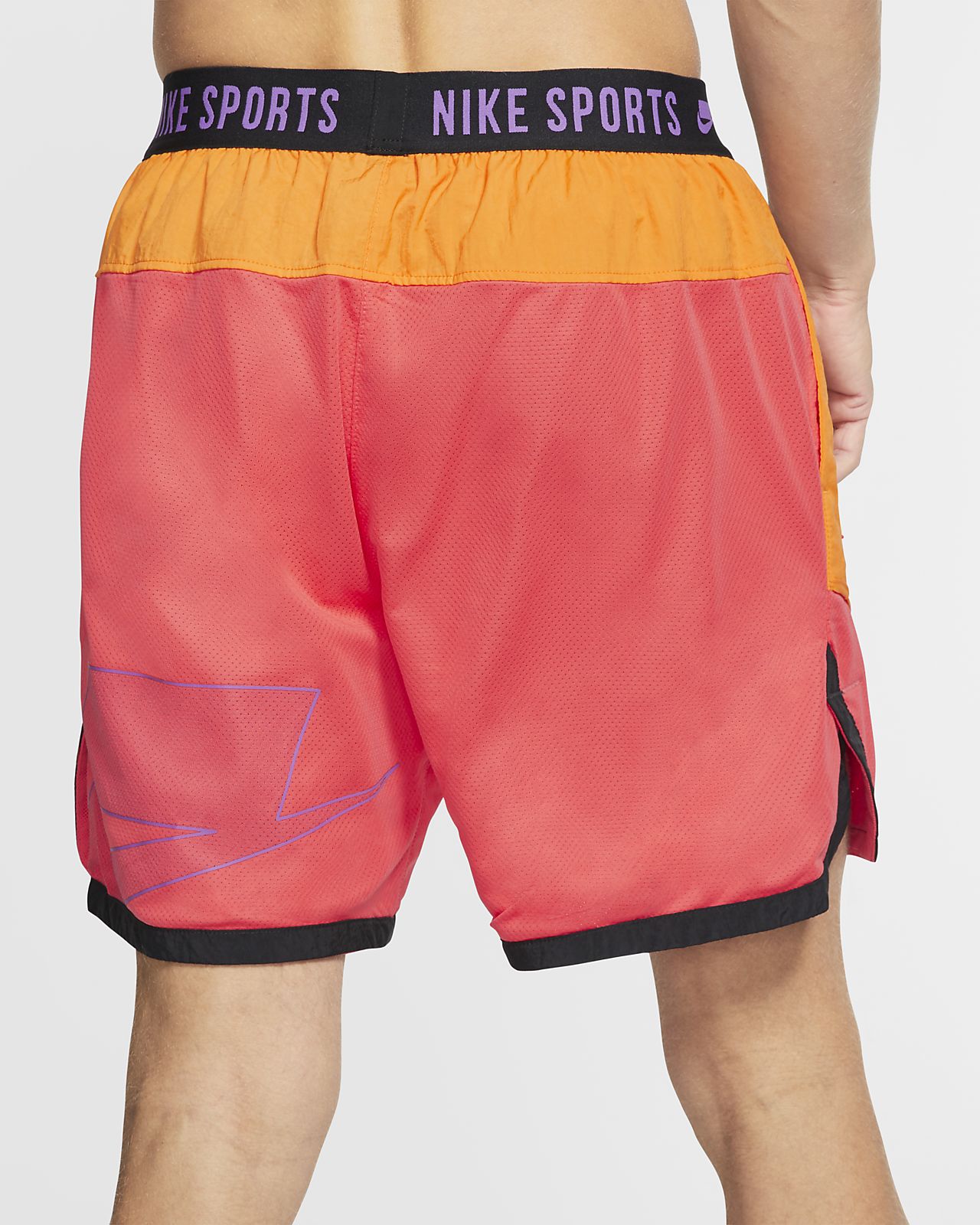 nike dri fit shorts orange