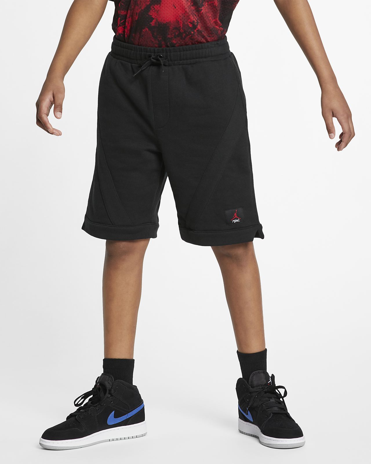 nike black cotton shorts