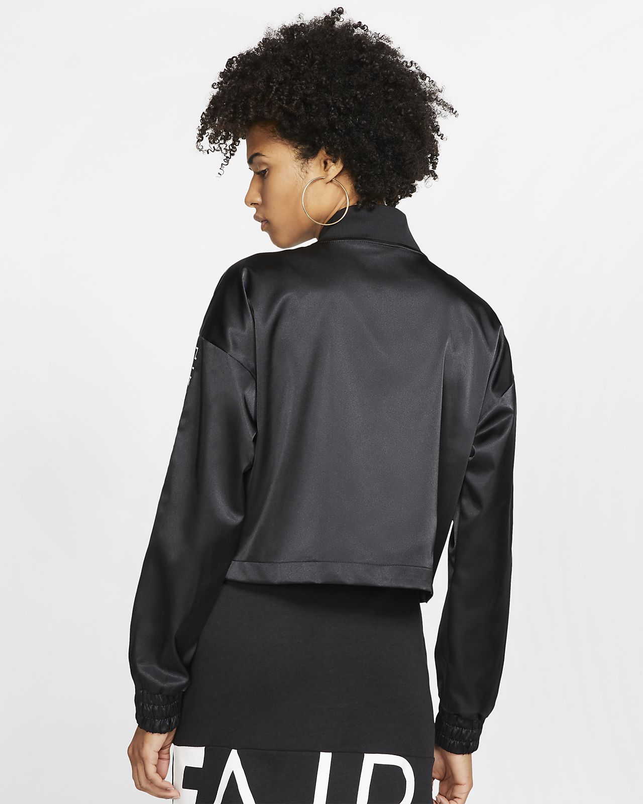 Nike Air Satin-Trainingsjacke für Damen