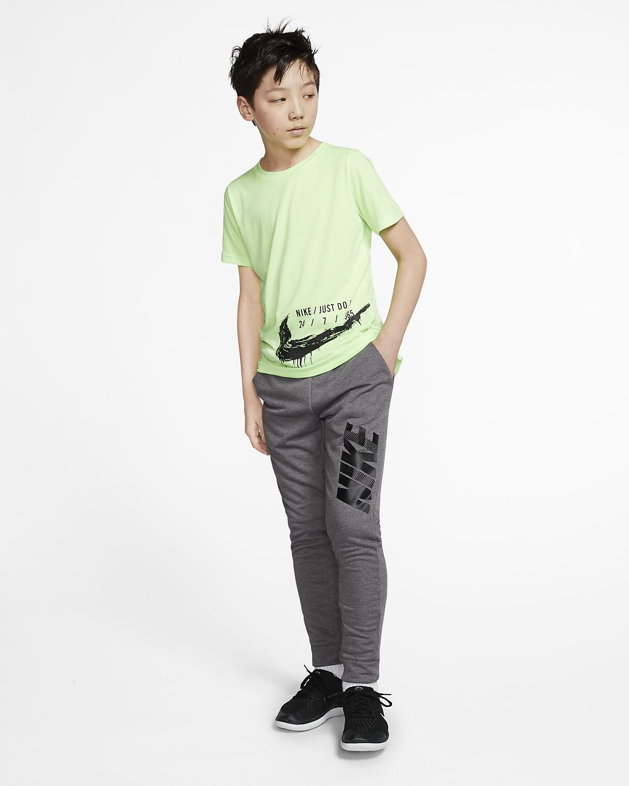 nike tapered t shirt