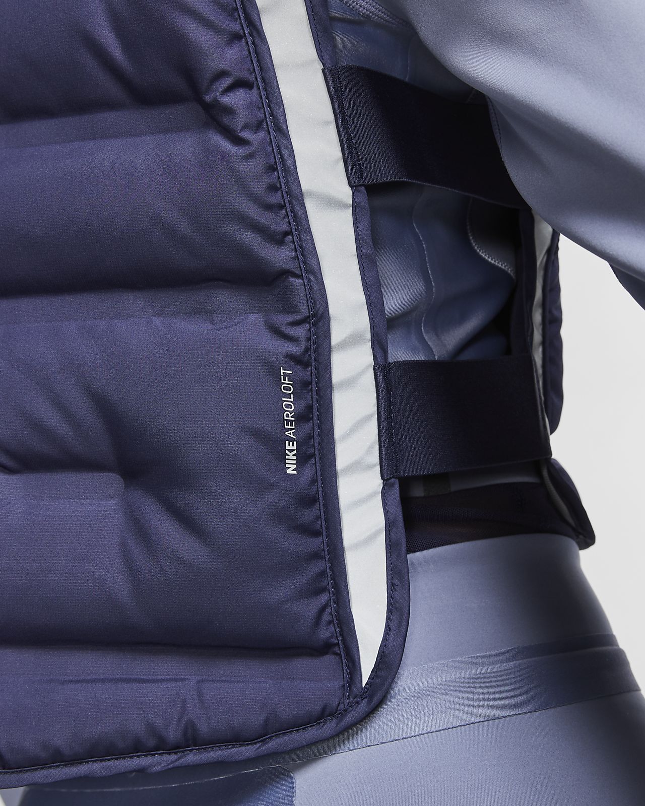 nike aeroloft gilet blue
