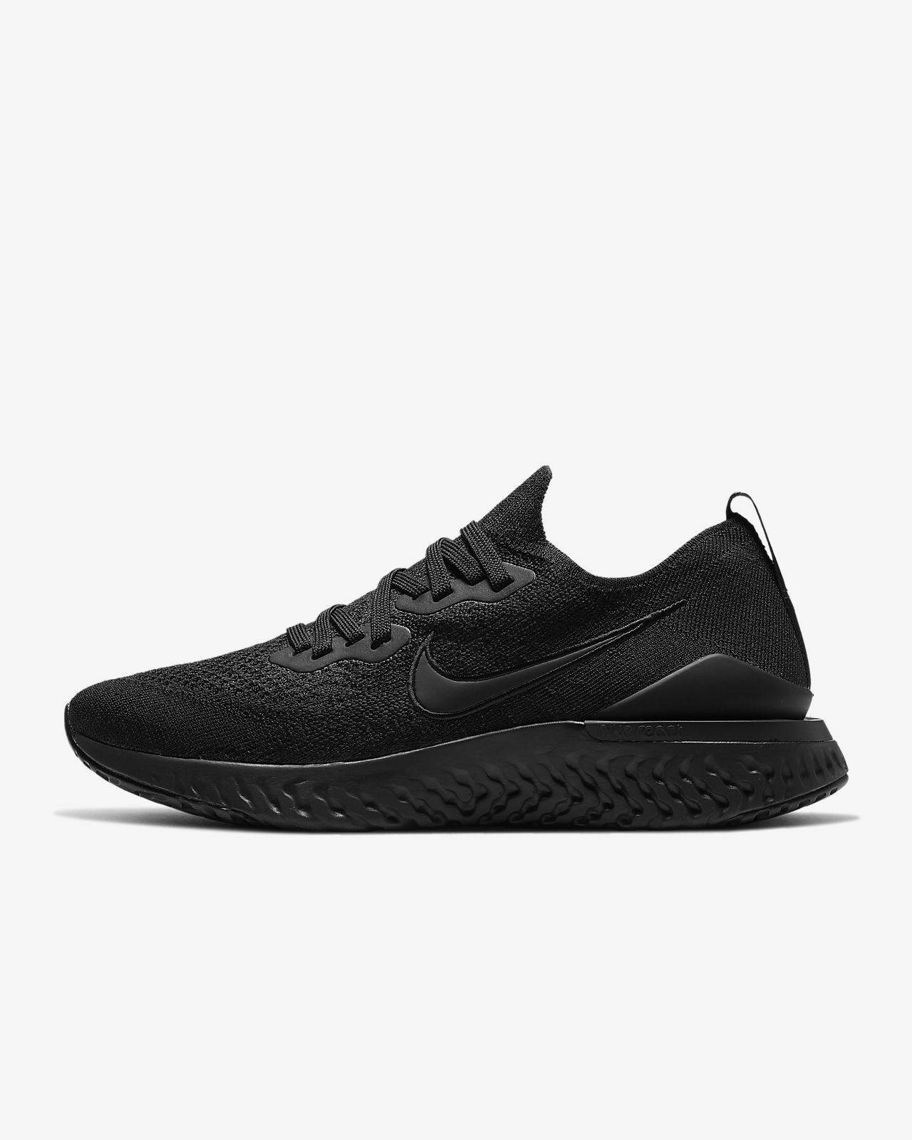 nike all black running shoes