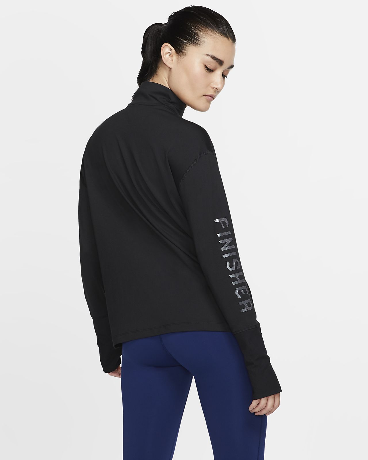 womens nike zip up top