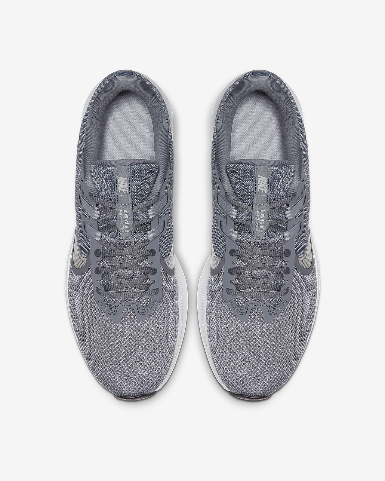 gray running shoes