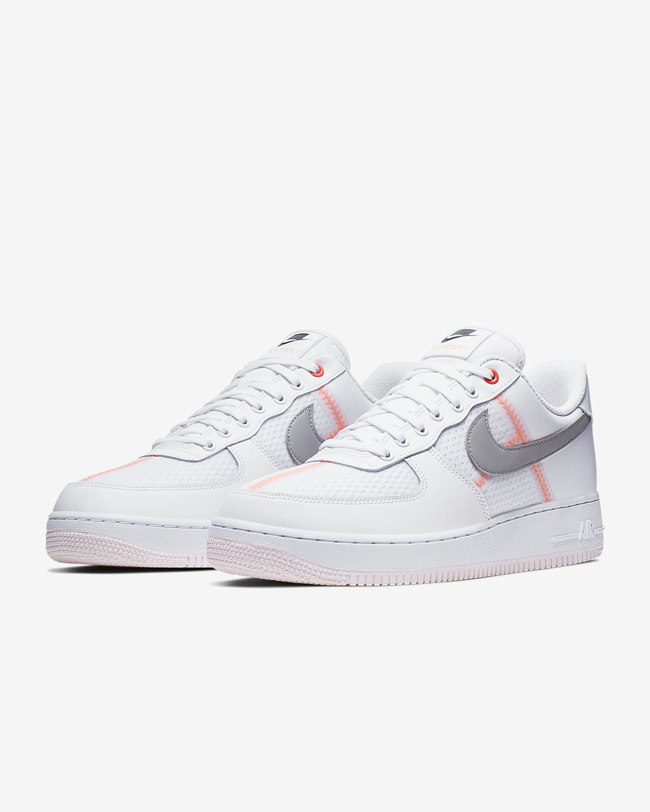 nike air force 1 07 lv8 white grey