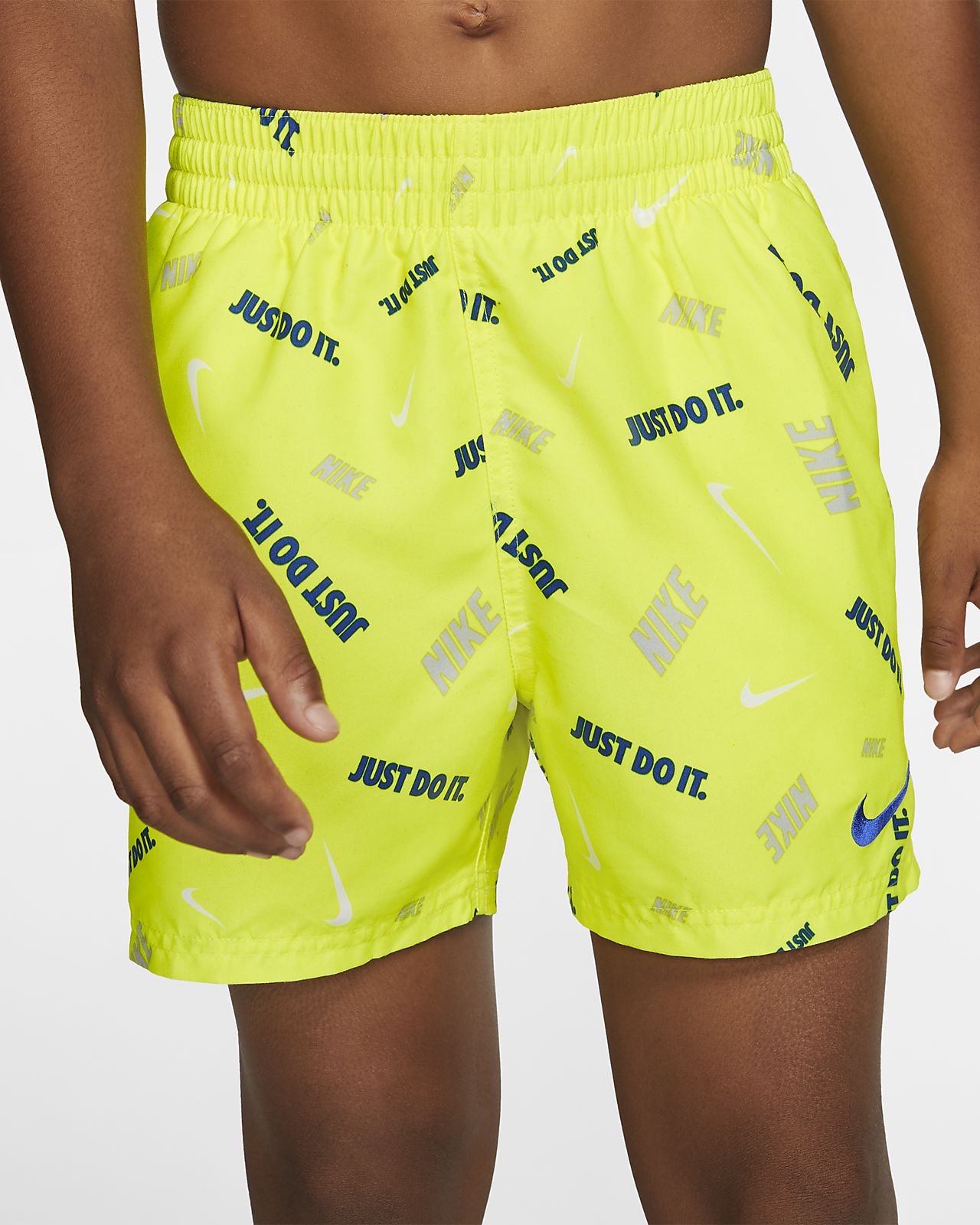 boys yellow nike shorts