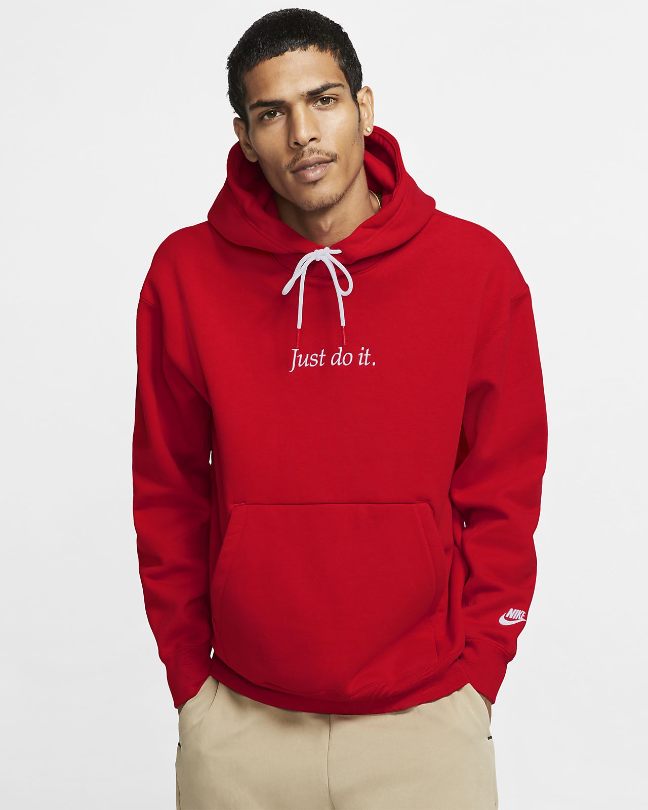 nike men's sportswear just do it hoodie