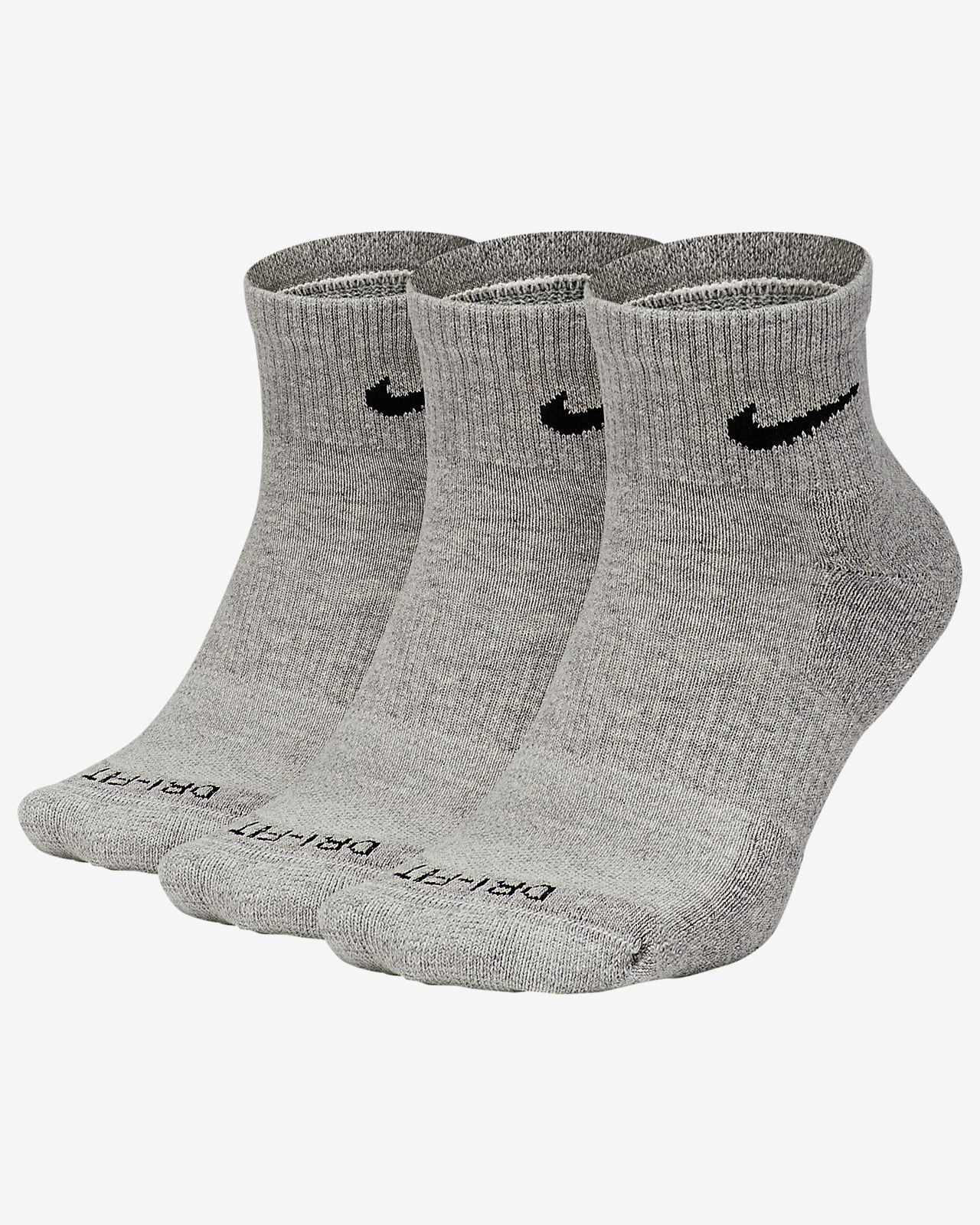 Nike Everyday Plus Cushioned Training Ankle Socks (3 Pairs). Nike.com