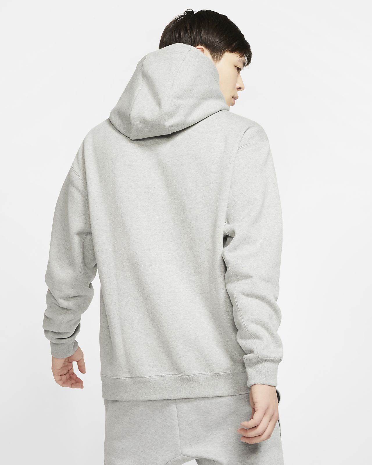 gray nike hoodie