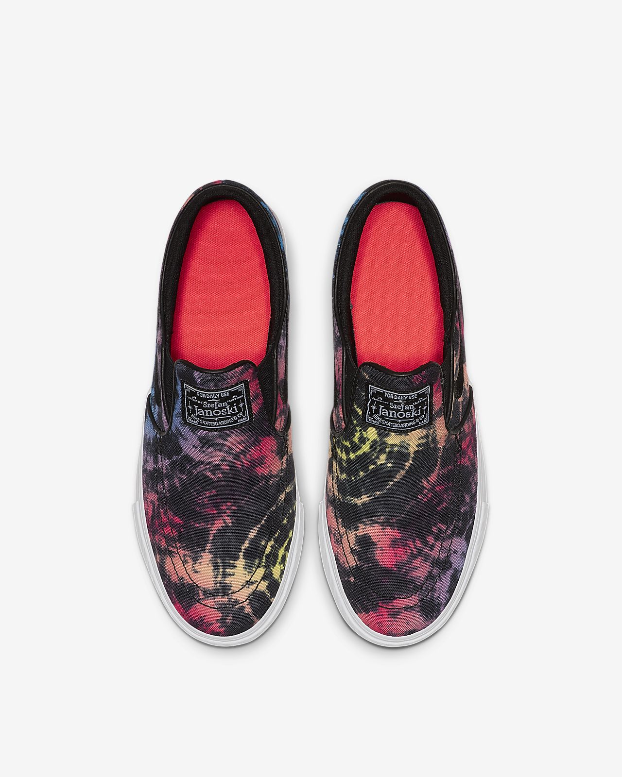 nike sb stefan janoski canvas slip tie dye