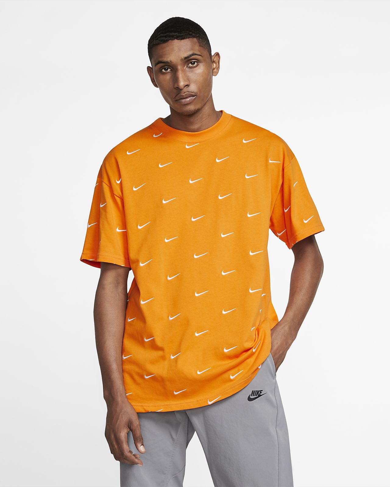 t shirt nike orange