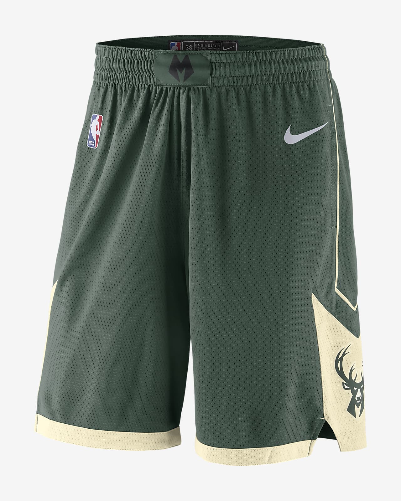 Milwaukee Bucks Icon Edition Nike NBA Swingman-shorts til herre