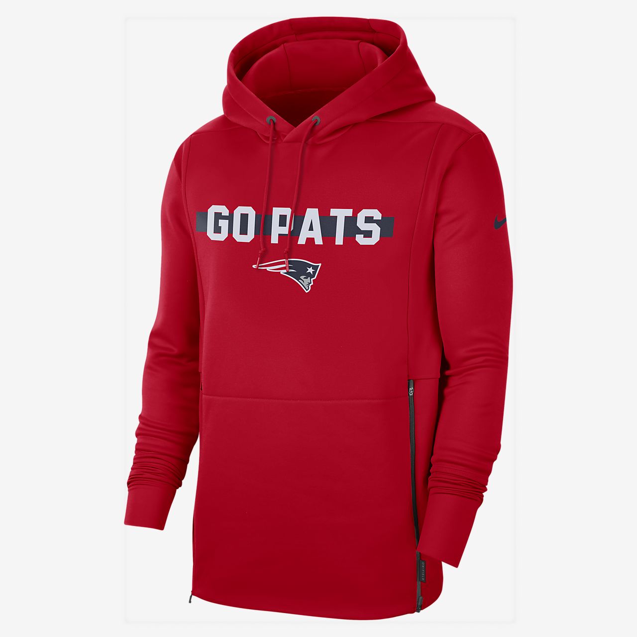 red patriots sweatshirt