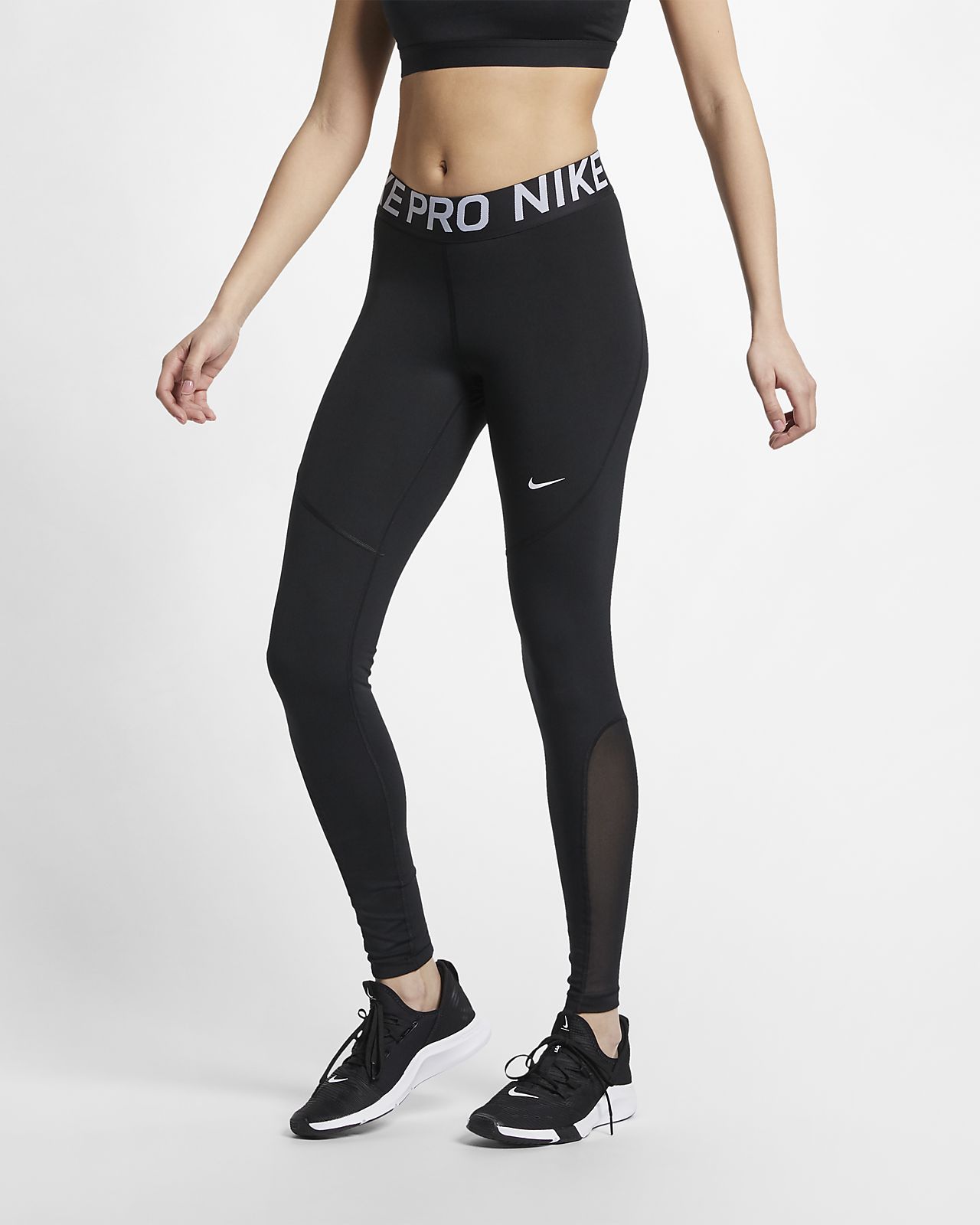black nike pro women's leggings