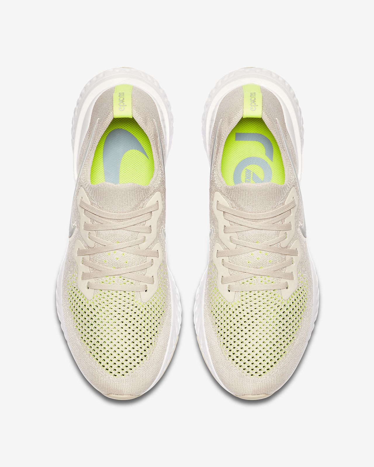 nike epic react flyknit bianche