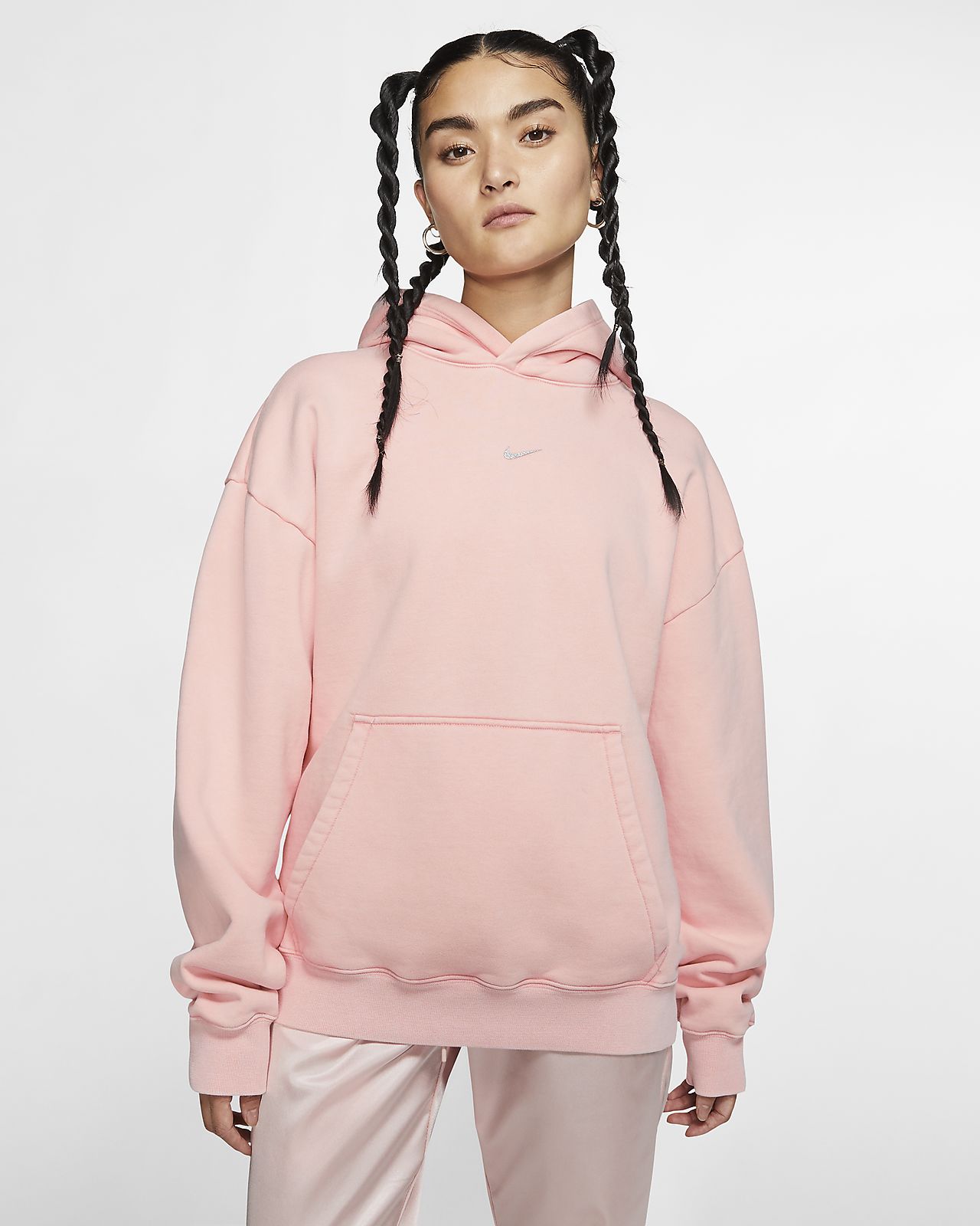 nike sweater pink