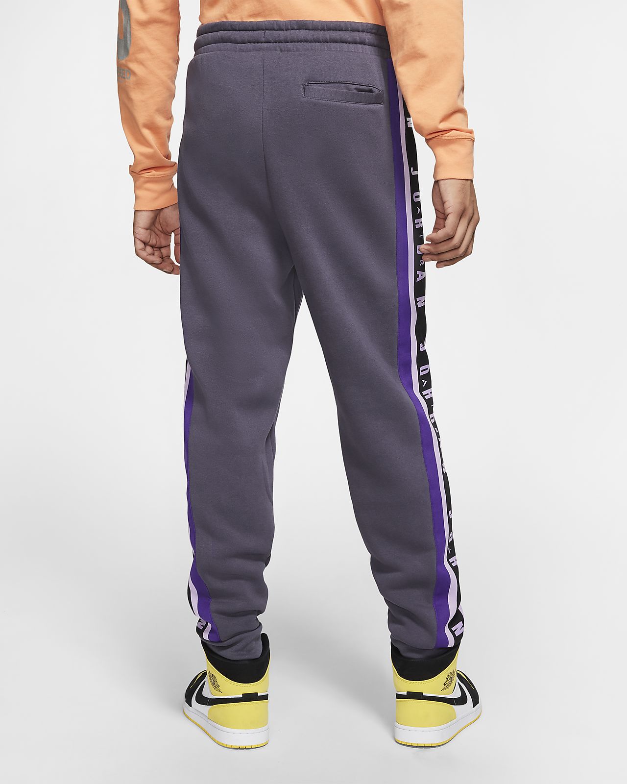purple jordan sweatpants